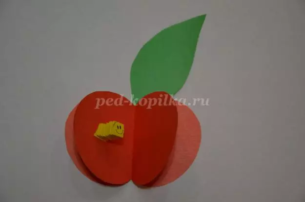 アップルのアップリケ：紙の葉、カートとプレートでりんご、アップリケ、アップリケ、大きいリトルリンゴ 26431_36