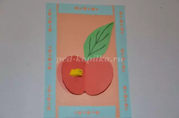 アップルのアップリケ：紙の葉、カートとプレートでりんご、アップリケ、アップリケ、大きいリトルリンゴ 26431_42