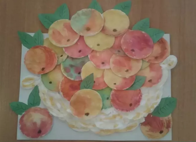 アップルのアップリケ：紙の葉、カートとプレートでりんご、アップリケ、アップリケ、大きいリトルリンゴ 26431_53