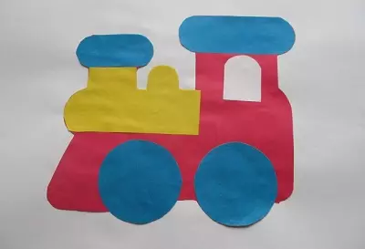 Appliques per a nens de 3 a 4 anys: coet de paper de colors per a la guarderia, artesania senzilla per a nens, interessants aplicacions de llum 26438_25