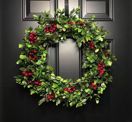 Wreaths Wreaths (Linepe tse 51): monyako le tafoleng. U ka e etsa joang ka bohato? Wreaths ho tloha tinkl le li-tubes, ka likerese le makala, likhetho tse ling 26448_29