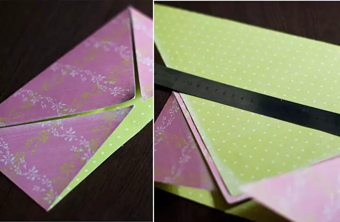 Postkarten für eine Hochzeit tun Sie selbst: Hochzeitskartenumschläge für Geld. Wie erstellt man eine Postkarte von einem Kind? Ideen in der Technik von Scrapbooking, Meisterkursen 26490_16