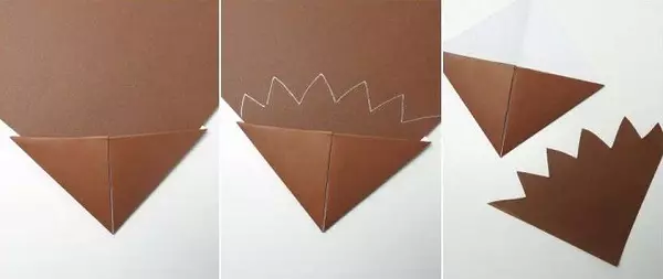 Bookmarks - Corners: Ki jan yo fè Bookmarks-origami soti nan papye pou liv ak pwòp men ou nan etap? Kwen triyangilè ak lòt Bookmarks, rapid manifakti 26493_21