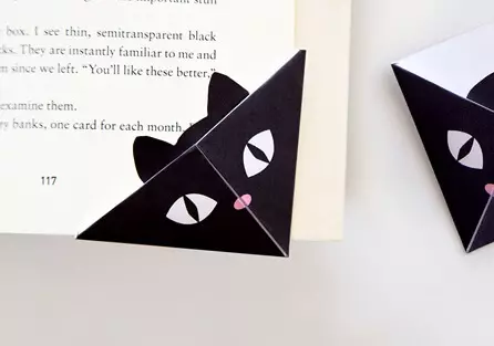 Segnalibri - Angoli: come rendere i segnalibri-origami da carta per i libri con le tue mani nelle fasi? Angolo triangolare e altri segnalibri, schemi di produzione 26493_28
