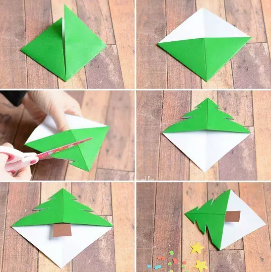 Iibhukumaki - iikona: indlela yokwenza iibhukurimark-isuka kwi-Origami kwiphepha leencwadi ezinezandla zakho ngamanqanaba? Ikona Trianglar kunye nezinye iibhukumaki, izikimu zemveliso 26493_31