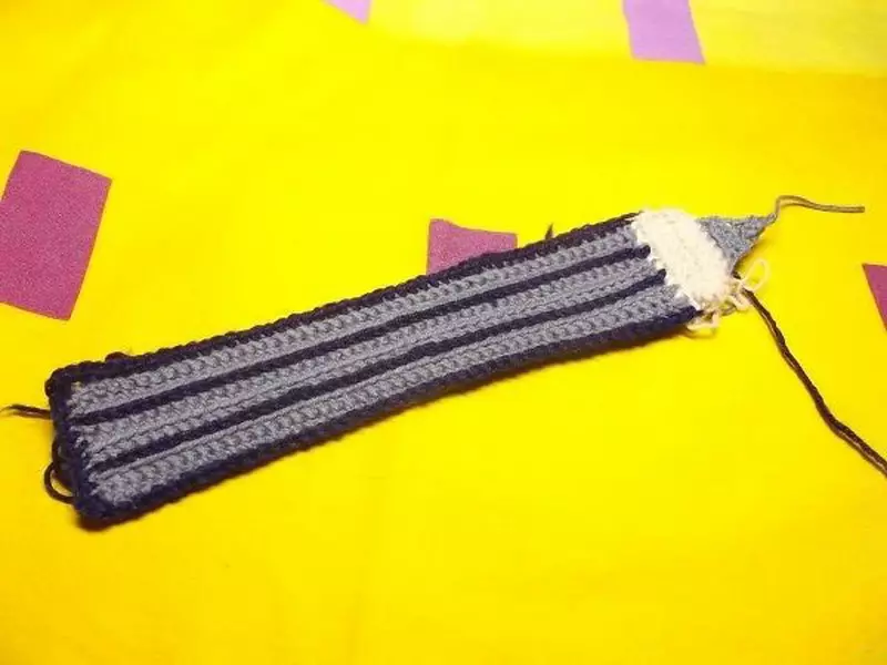 Bookmark-pencil: Origami-tetenger digawe saka kertas lan appliqué. Kepiye cara kanggo nggawe buku langkah langkah-langkah dhewe miturut rencana kasebut? 26496_25