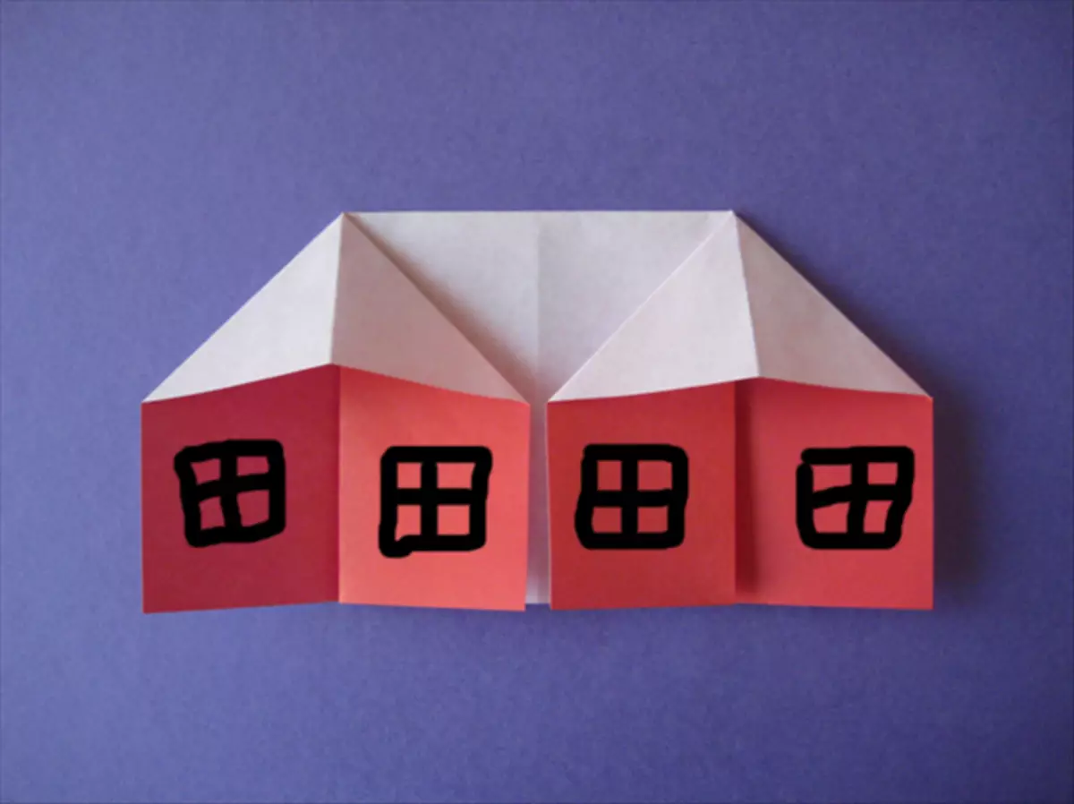 Оригами кыстыргычлары: Кыстармаларны үз кулыгыз белән кәгазьдән ничек ясарга? Күбәләкләр, йөрәкләр, уникор һәм мәче, чатыр, оригами техникасында чатыр һәм башка гади кыстыргычлар 26500_14
