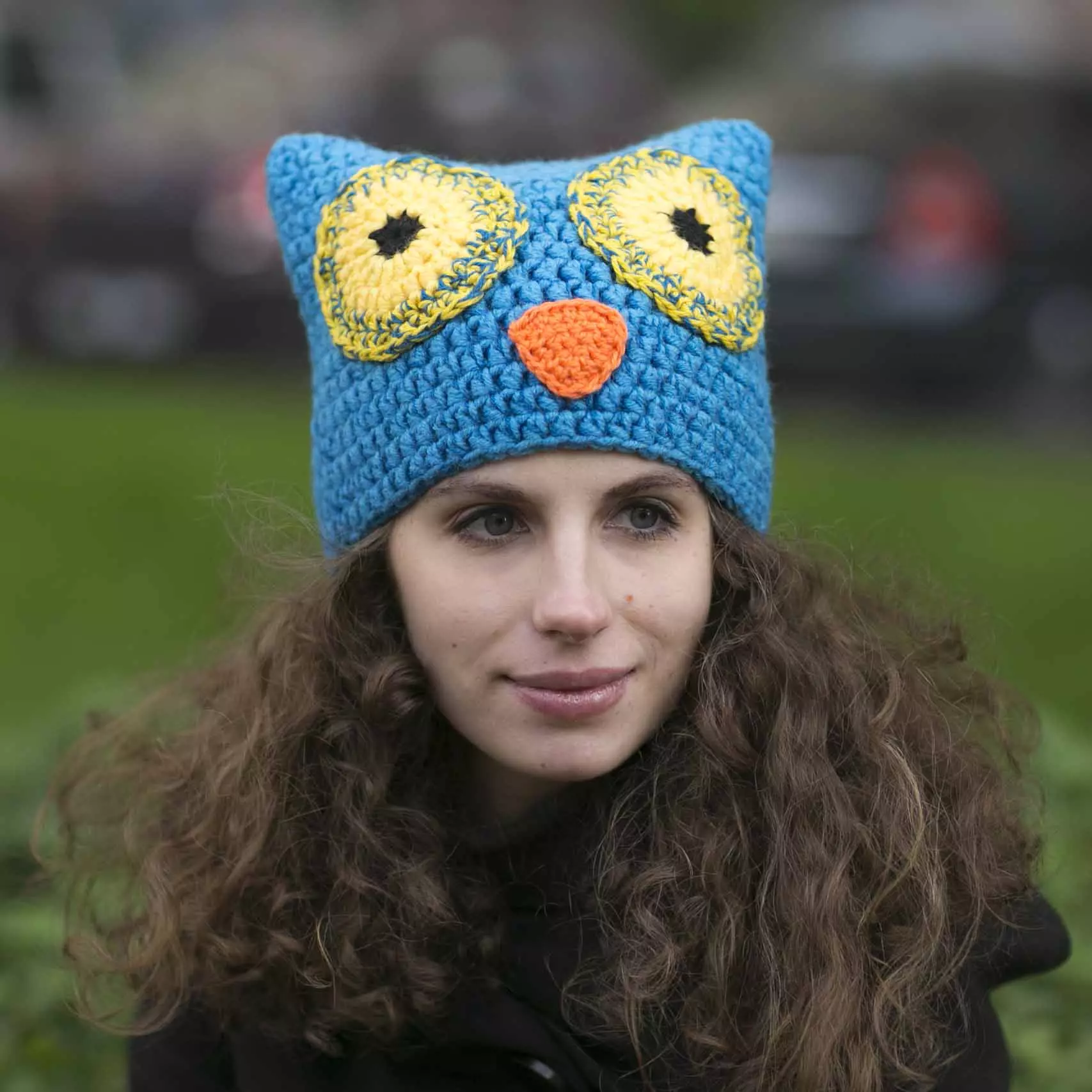 Owl Hat (lifoto tse 35): Pirate le nonyana e robetseng, mohlala o mosoeu 2650_6