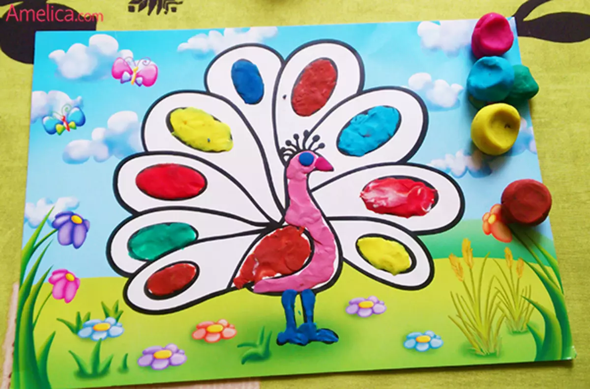 Plastilin-Modellierung für Kinder 3-4 Jahre alt (54 Fotos): Wir erstellen die Handwerkshandwerk Schritt für Schritt mit Kindern. Wie man tierische Zahlen blinde? Einfacher und leichter Kunsthandwerk machen es selbst 26577_49