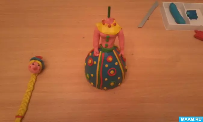 muñecos de plastilina: la forma de la muñeca lol ciego? cabeza Lrack y la cara. Cómo hacer una muñeca en miniatura paso a paso a los niños con sus propias manos? 26586_24