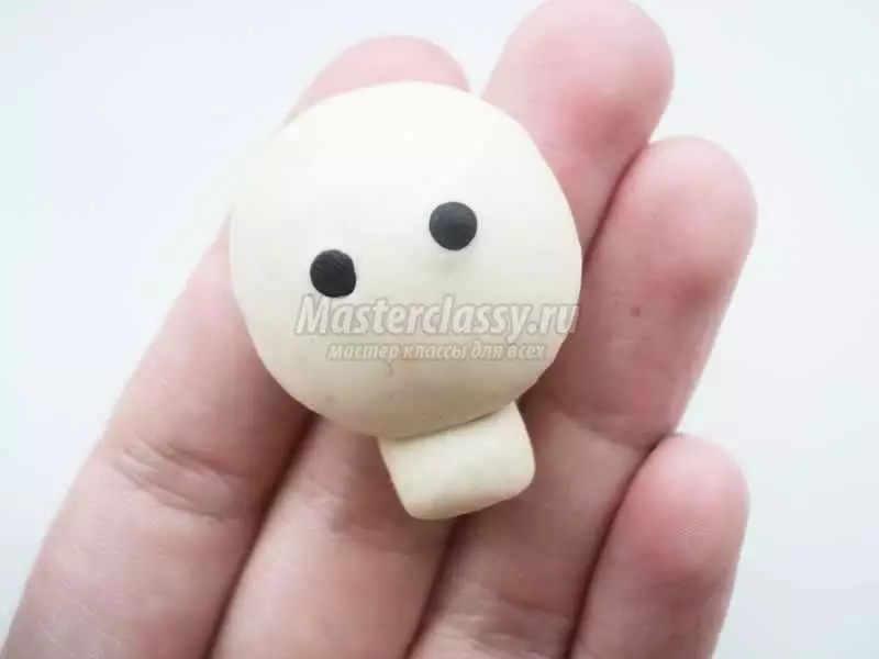 muñecos de plastilina: la forma de la muñeca lol ciego? cabeza Lrack y la cara. Cómo hacer una muñeca en miniatura paso a paso a los niños con sus propias manos? 26586_38