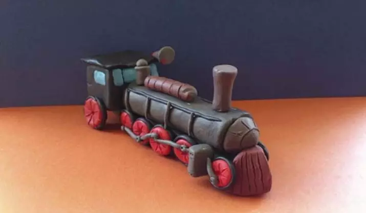 tren de plastilina: cómo hacer una locomotora de vapor militar? Cómo cegar 