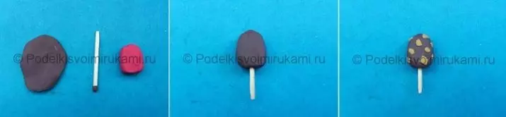 Gula-gula dari plastik: Bagaimana untuk membuat kek dengan tangan anda sendiri? Bagaimana untuk membuat lollipop kepada kanak-kanak? Memodelkan angka lain 26596_19