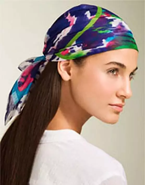 Bandana在臉上（72張）：圍巾在頭上，脖子上的女性班班娜，手帕，面具，如何用自己的手製作一個班班ana 2659_11
