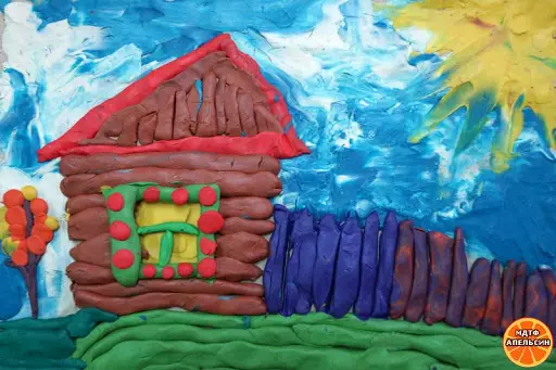Lodge z Plastelíny: Jak udělat dům pro děti krok za krokem s vlastními rukama? Jak udělat malý řemeslo a udělat velký báječný dům z plastelíny a bank? 26603_37