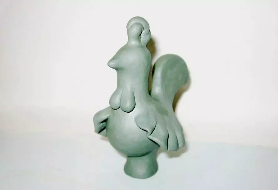Dymkovskaya צעצוע מ Plasticine (54 תמונות): Phaood ברווזים של עז וסוסים, גבירותיי, ציפורים והבהרה, cockerel ומלאכות מבוסס על צעצועים dymkovsky 26613_10