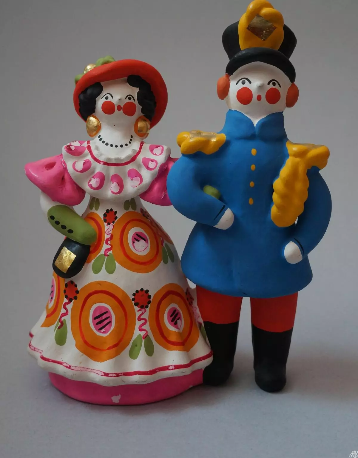 Plasticine (54 장의 사진)에서 Dymkovskaya 장난감 : 염소와 말, 숙녀, 새, 명확한, cockerel 및 dymkovsky 장난감을 기반으로하는 크레이드 오리 26613_47