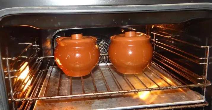Pots de arcilla (45 fotos): ¿É posible lavar a pota para cociñar no lavavajillas? Grandes e outros potes de barro. Como pintalos e é posible quentar no microondas? 26629_42
