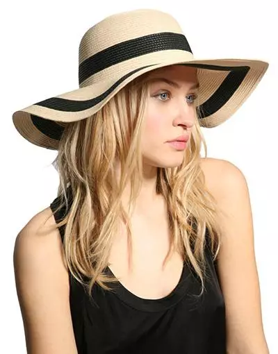 Straw Hat's (82 foto's): Model Channel út strie 2664_79