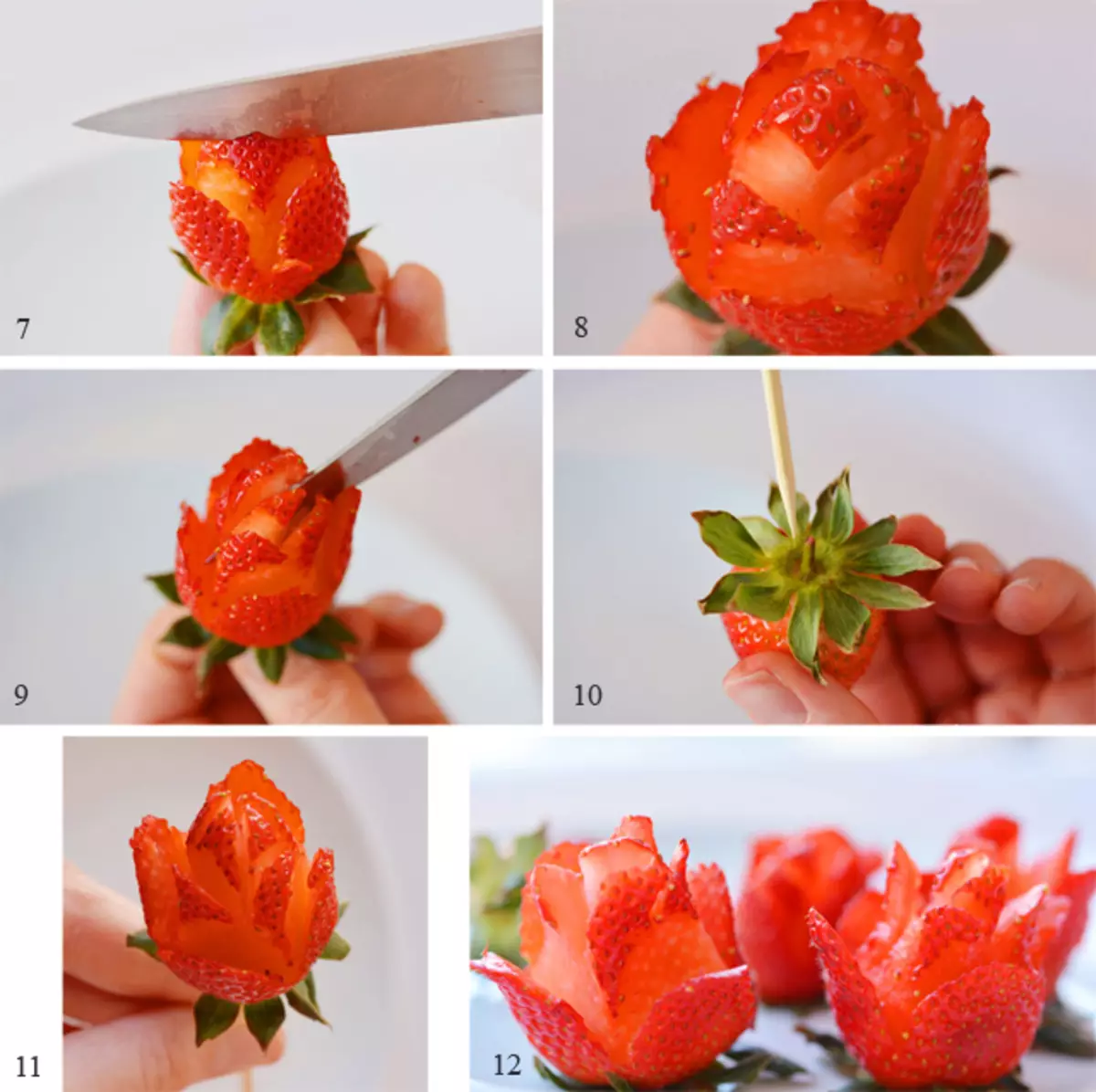 ផ្កានៃការ strawberry (36 រូបថត): របៀបដើម្បីធ្វើឱ្យ strawberry ក្នុងសូកូឡានៅក្នុងភួងនៃដៃរបស់អ្នកជាការបោះជំហានដោយជំហាន? តើធ្វើដូចម្តេចដើម្បីធ្វើឱ្យភួង strawberry មួយនៃ strawberries និងពណ៍? 26653_30