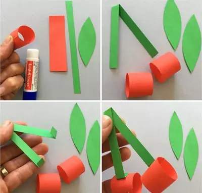 Crafts for children 4-5 years old: from color and usual. Volumetric flowers do it yourself step by step. Instructions manufacture other crafts 26702_16
