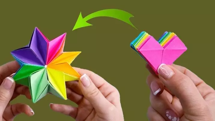 Come fare un antistress dalla carta? Gli origami-giocattolo fanno da te stesso. Quanto è facile creare un trasformatore anti-stress di carta? Fare palchi di squanda e serpenti 26709_21