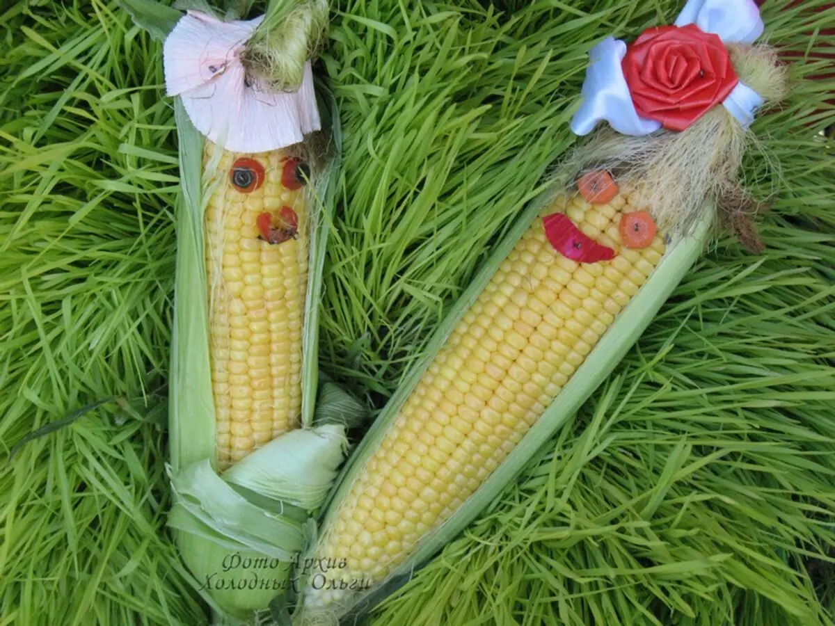Поделки из початков кукурузы