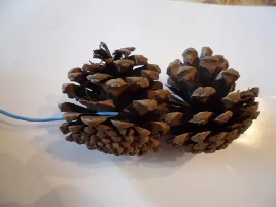 Crafts từ Fir Cones (45 ảnh): Làm thế nào để biến chúng thành tay của chính mình cho mẫu giáo và đến trường? Những gì có thể được thực hiện về chủ đề của mùa thu? 26779_37