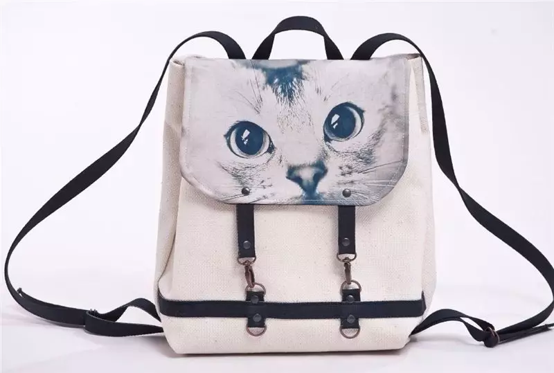 Mačke torbe (62 slike): Modeli u obliku mačke, Laurel Burch 2678_3