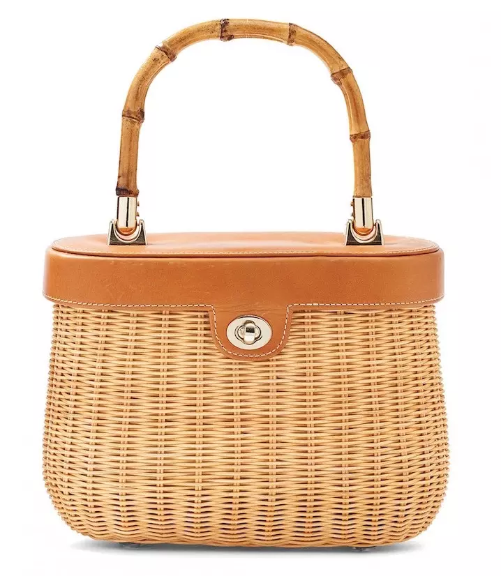 Awọn baagi Wicker (Awọn fọto 74): Awọn awoṣe ni irisi agbọn alakipẹ 2679_4