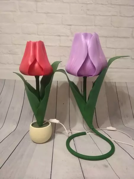 Lampada Izolone (52 foto): la master classe di bouquet sul soffitto con le loro mani, luce del comodino sotto forma di un unicorno, tulipano, cesti con iris e altre opzioni 26802_17