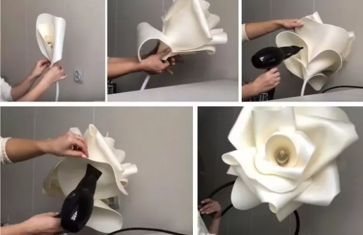 Wall lamps from Izolone (43 photos): We do our own hands in the form of roses and chrysanthemums on the wall, master class 26805_31