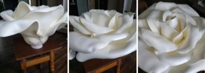Llums en forma de roses de Isolon (32 fotos): Lliçó magistral, fer un ram en un flyfood llum amb les seves pròpies mans. Com fer que un augment de la flor? 26826_22