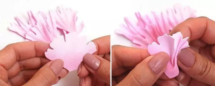 Cvijeće iz foamyrana (103 fotografije): Master razred za izradu vlastitih ruku na predlošcima. Kako napraviti ručne izrade buketa korak po korak? 26831_50