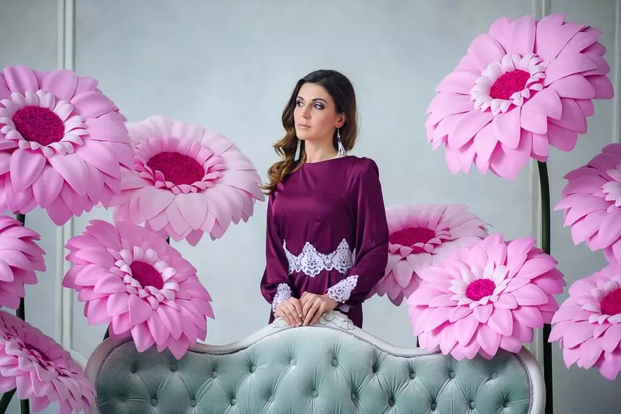 Gerbera gikan sa Foamyran (28 Mga Litrato): Master Class nga adunay mga litrato nga lakang-by-lakang. Giunsa Paghimo Rostov Gerbera Rostov? Mga template sa kolor 26839_8