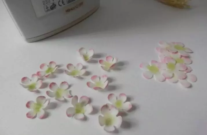 Kis virágok Foamiránból (38 Fotók): Kisvirágokat készítsen a saját kezével a sablonokról, részletes mesterkasszt egy lépésről-lépésre leírva 26857_13