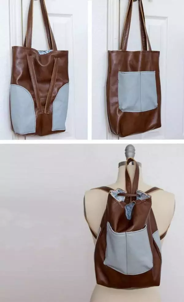 Трансформисана торба (52 фотографије): Женски модели, са сетом за Фен 2685_5