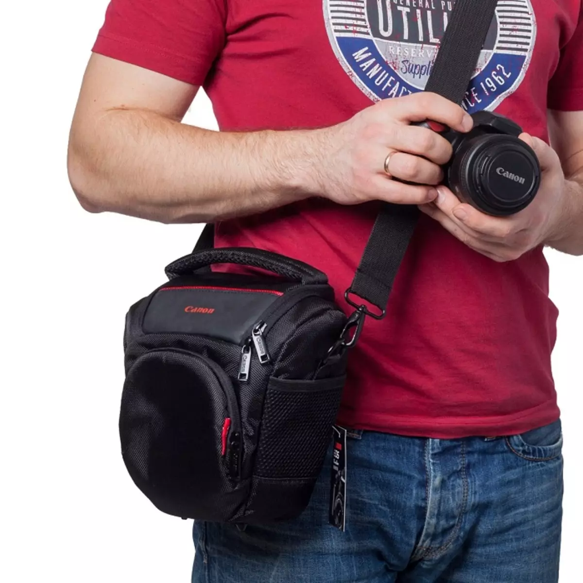 Taška pre fotoaparát (65 fotografií): pre Sanon a Nikon zrkadlové kamery, z Case Logic a Lowepro výrobcov, pre model Nikon D3300 2686_20