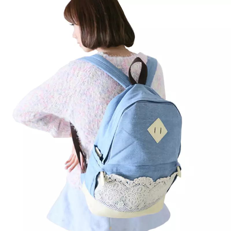 십대 소녀를위한 가방 (58 사진) : 학교 모델 및 매일 모델 2688_36