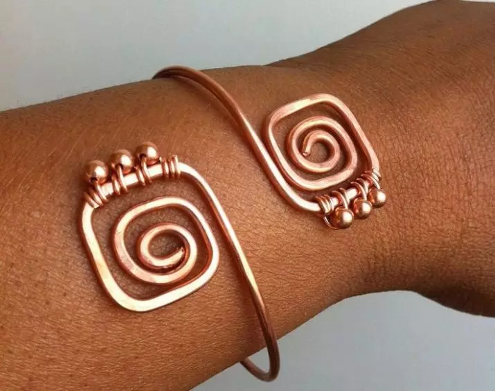 I-Wire Bracelet: Ukuluka kwe-Bracelet Copper Copper yoLawulo lwe-Bracelet ngezandla zakho, izikimu zemveliso zamadoda nabafazi 26899_15