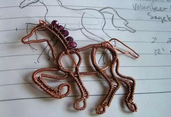 Copper Wire Crafts (17 sary): Inona no vokatra azo atao amin'ny tananao? Ny tetika ho an'ny vao manomboka 26901_2