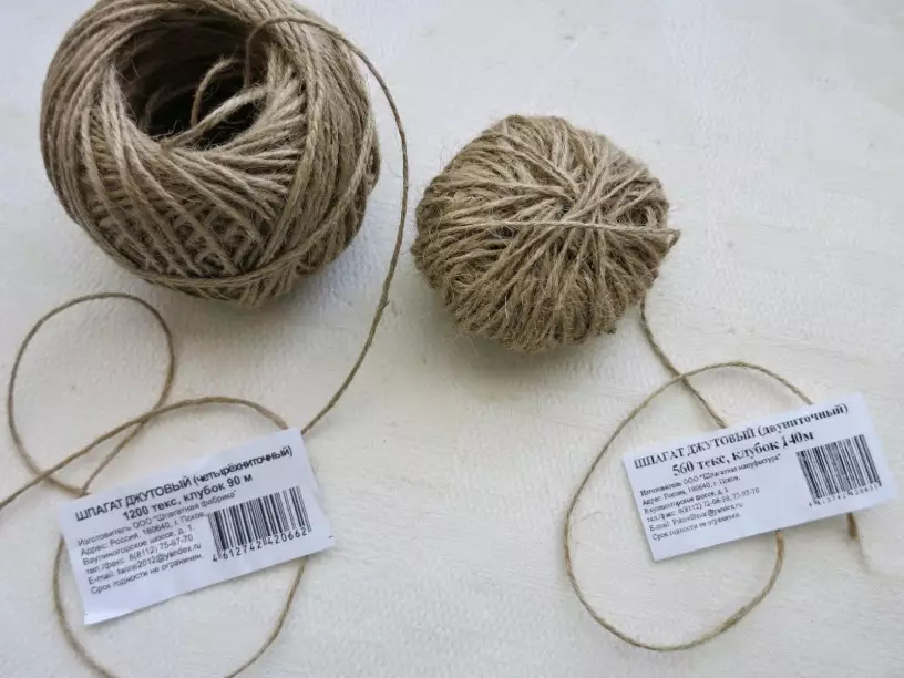 Artesanies de jute amb les seves pròpies mans (92 fotos): classes magistrals, idees de la creació de productes de jute i arpillera per a principiants 26903_39