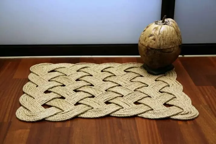 Jute- ის rug საკუთარი ხელებით: მეთოდები და სქემები ქსოვის ხალიჩა საწყისი twine crochet და ქსოვის ნემსი. სამაგისტრო კლასები დამწყებთათვის 26905_2