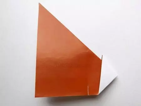 Origami minn karta kkulurita: Kif tagħmel fjuri minn karta double-sided bl-idejn tiegħek? Snajja għat-tfal, mudelli tad-dawl minn karta fuq naħa waħda 26933_16