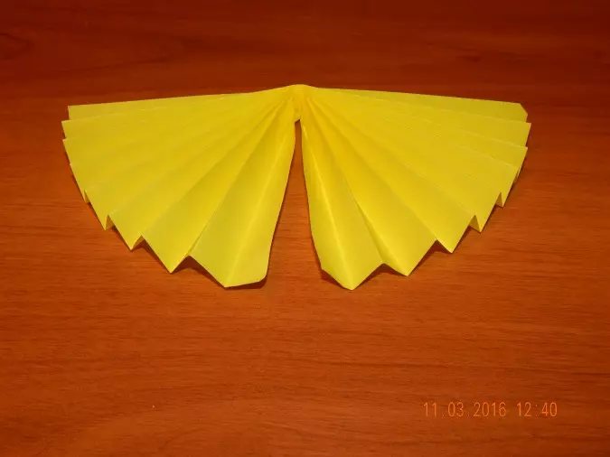 “Maslenitsa”Origami：來自兒童紙的工藝品。模塊化，體積和其他摺紙自己做到了 26940_8