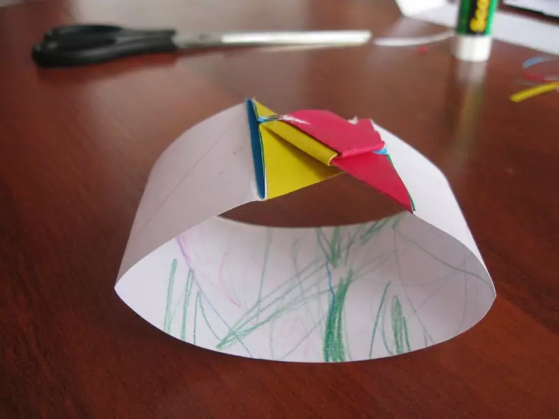 Origami «Tank» `ինչպես անել, այն թղթի երեխաների քայլ առ քայլ հրահանգներ? Թեթեւ մոդուլային բաք դիագրամ, պարզ T-34 տանկի ձեր սեփական ձեռքերով 26944_65