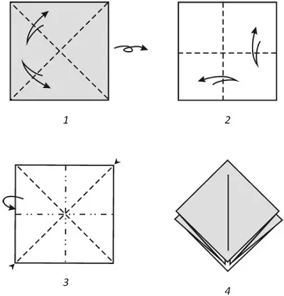 ORIGAMI Basis Formen: 