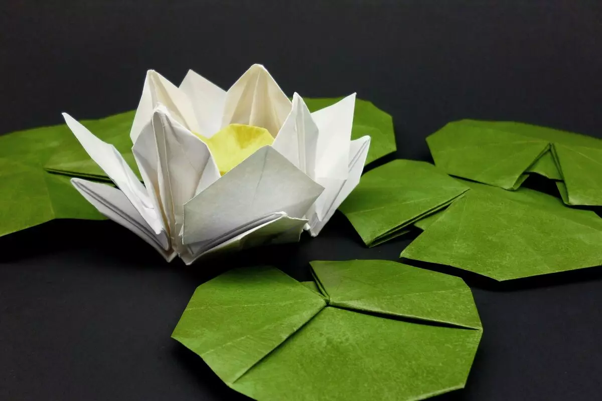 Origami (97 mafoto): Chii icho? Manhamba naKurume 8 yebhuku rekunyorera. Mhando dzeJapan Art Folding mapepa mapepa. Maitiro Ekuita Zvakasiyana Nhamba? 26950_15