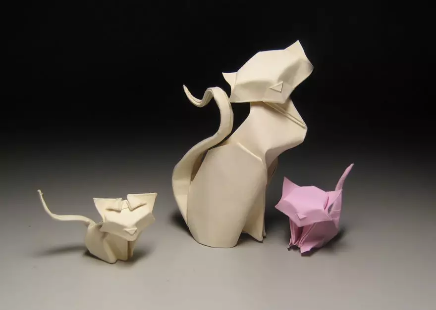 Origami (97 fotos) Què és? Figures de 8 a full tètrada març. Tipus d'art japonès de l'plegat de paper artesanal a partir. Com fer formes diferents? 26950_18