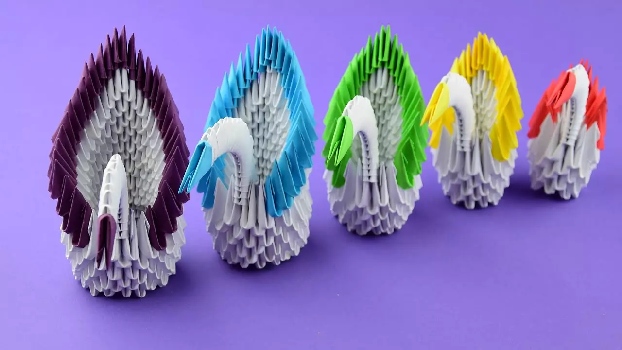 Origami (97 mafoto): Chii icho? Manhamba naKurume 8 yebhuku rekunyorera. Mhando dzeJapan Art Folding mapepa mapepa. Maitiro Ekuita Zvakasiyana Nhamba? 26950_23
